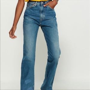 Levi’s vintage clothing Celestial 701 high waisted jeans